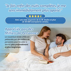 Couple sous la couverture lestée Ella, notée 4,5 étoiles par des milliers de clients