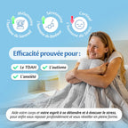 Couverture lestée Ella Sleeps grise