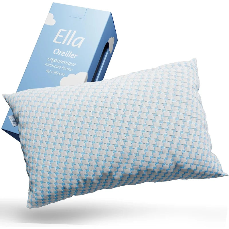 Oreiller ergonomique à mémoire de forme 40 x 80 cm