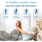 Oreiller ergonomique à mémoire de forme 40 x 80 cm - vue 5