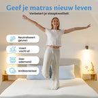 Ella Stevige Matrastopper verbetert je slaapkwaliteit met geurneutralisatie, vochtafvoer en antibacteriële eigenschappen.