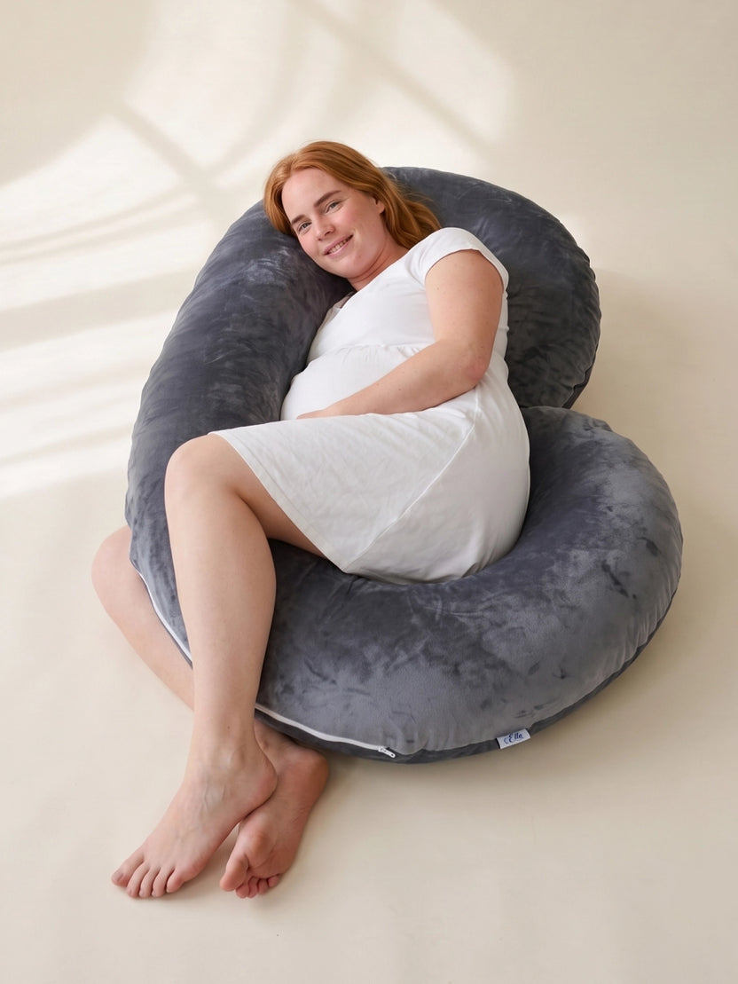 Coussin de grossesse Ella - Polaire / C