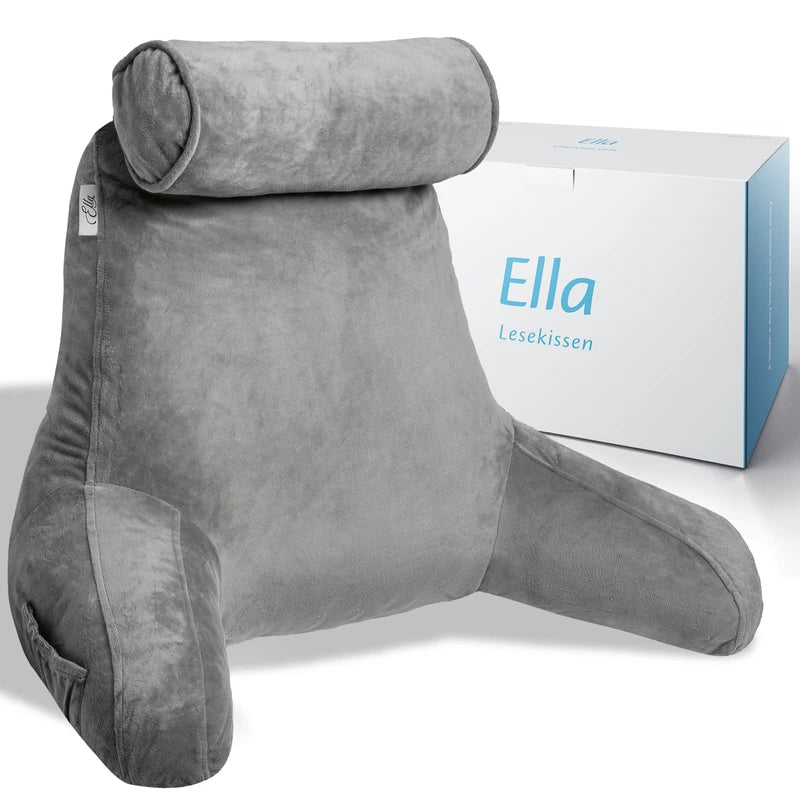 Coussin de lecture - Gris foncé