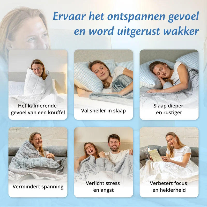 Ella Couverture lestée - Blanc