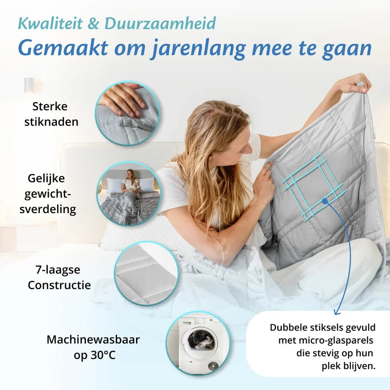 Ella Couverture lestée - Blanc