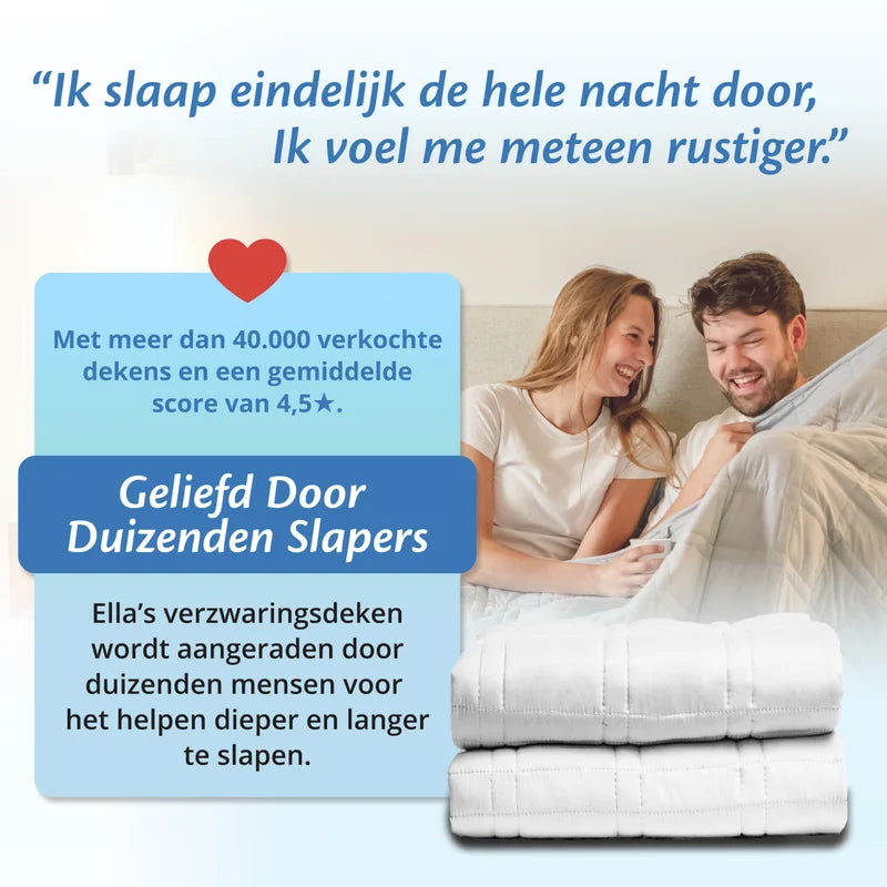 Ella Couverture lestée - Blanc
