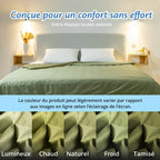 Housse de couette pour couverture lestée - Vert olive clair